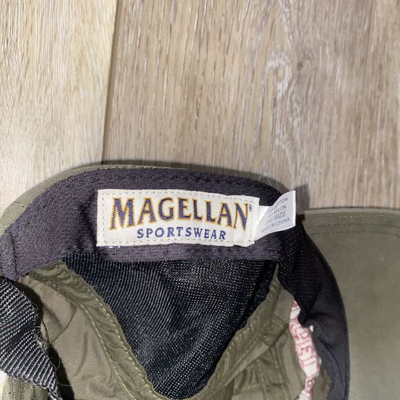 Magellan Sportswear Green Baseball Cap Hat Mesh Lightweight Adjustable - Picture 11 of 11